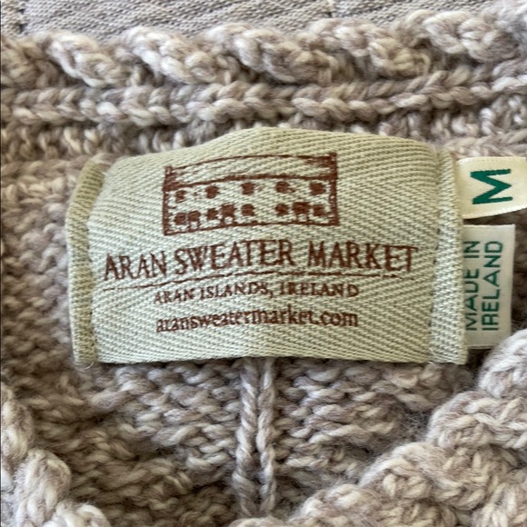 Cream Cable Knit Crew Neck Sweater - Picture 2 of 8